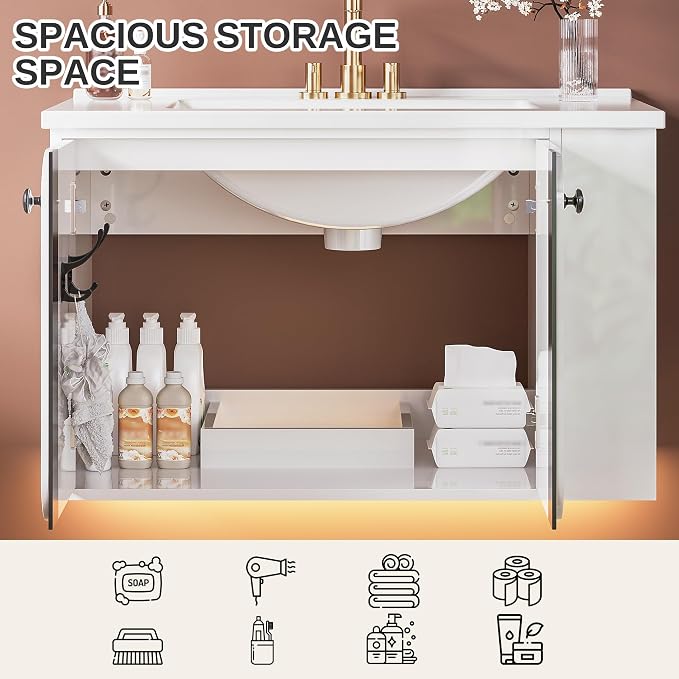 IRONCK 30 Inch Bathroom Vanity - Image 6