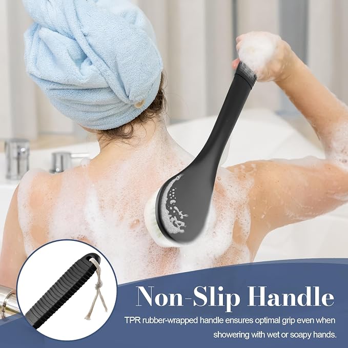 Back Scrubber for Shower, Shower Body Brush for Cleaning - Image 2