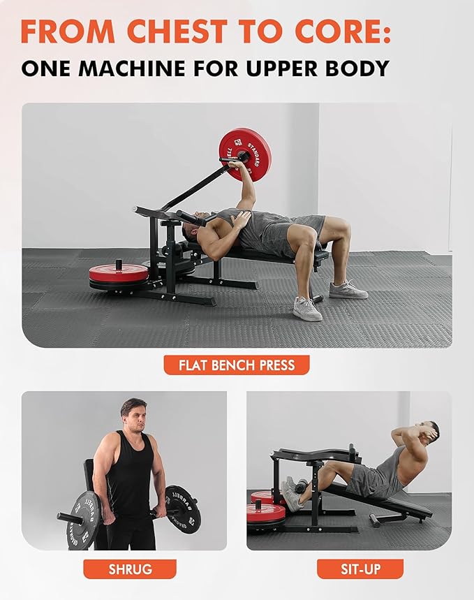 GMWD Chest Press Machine, 1050LBS Bench Press Machine - Image 2