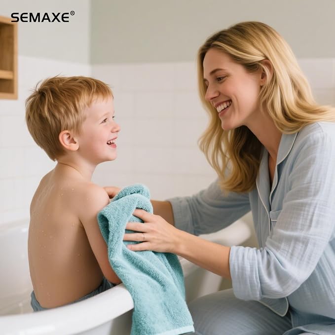 SEMAXE Bathroom Hand Towel, 100% Cotton Towels - Image 8