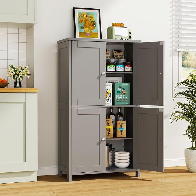 Vongrasig Bathroom Floor Storage Cabinet, Modern Storage Unit - Image 7
