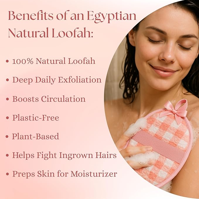 Natural Loofah Exfoliating Body Scrubber - Image 4