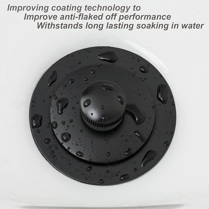 Matte Black Lift & Turn Tub Trim Set - Image 3