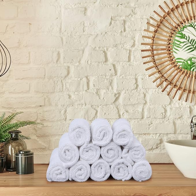 Utopia Towels 12 Pack Premium Wash Cloths Set, 12 by 12 Inches, 100% Cotton - Image 7