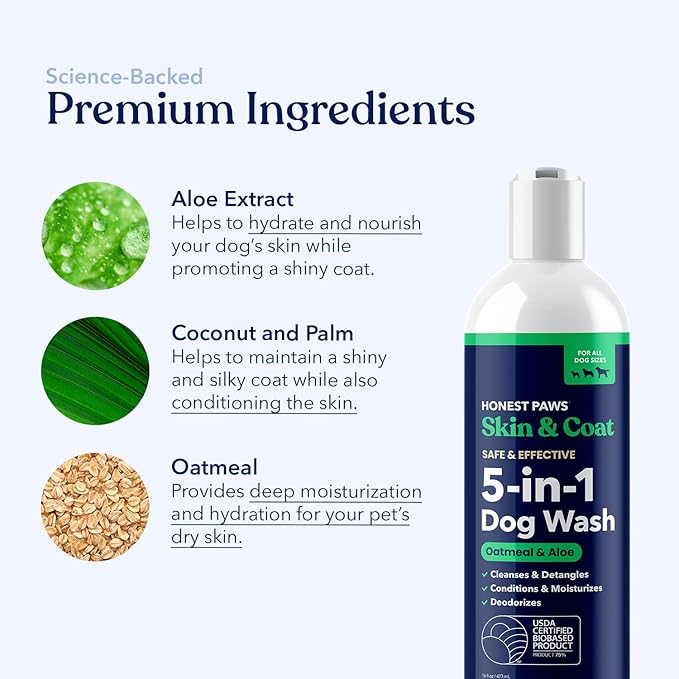 Honest Paws Dog Shampoo and Conditioner - Image 4