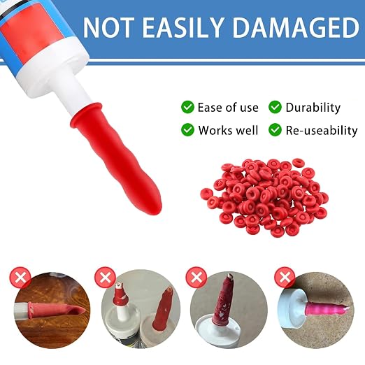 40 Pcs Caulk Tube Sealer Caps, Caulking Gun Tip Caps, Caulking Tool Accessory - Image 5