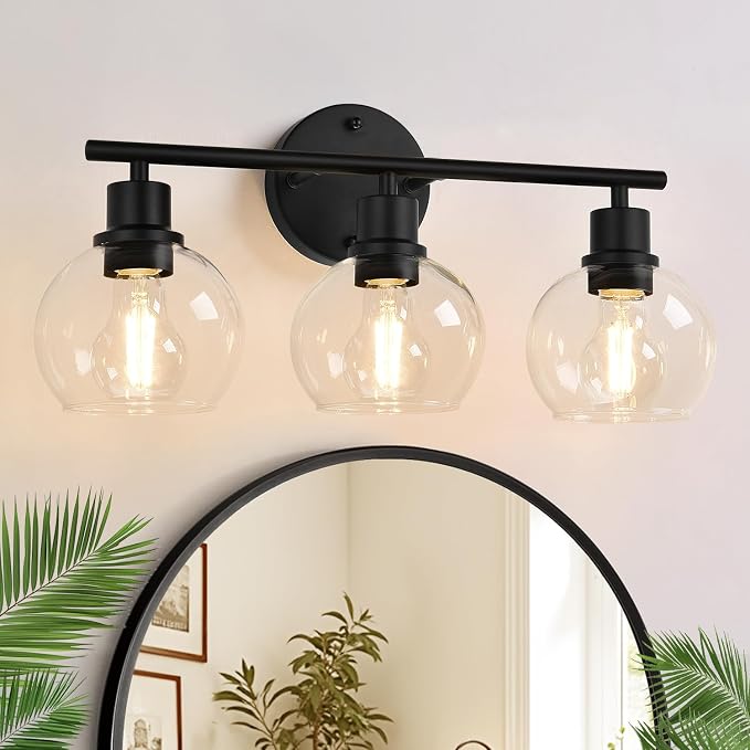 2025 Upgrade 3-Light Bathroom Light Fixtures, Vanity Lights by Indoibrightenyourbathroom