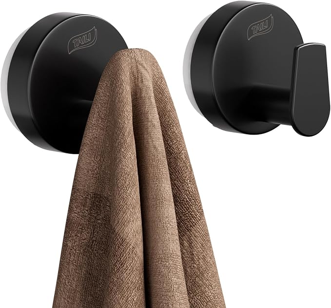 TAILI Stylish 304 Stainless Steel Bathroom Suction Hooks by TAILI