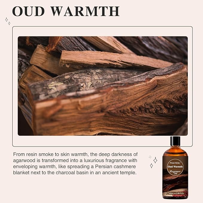 PHATOIL 3.38FL.OZ Oud Warmth Fragrance Oils - Image 3