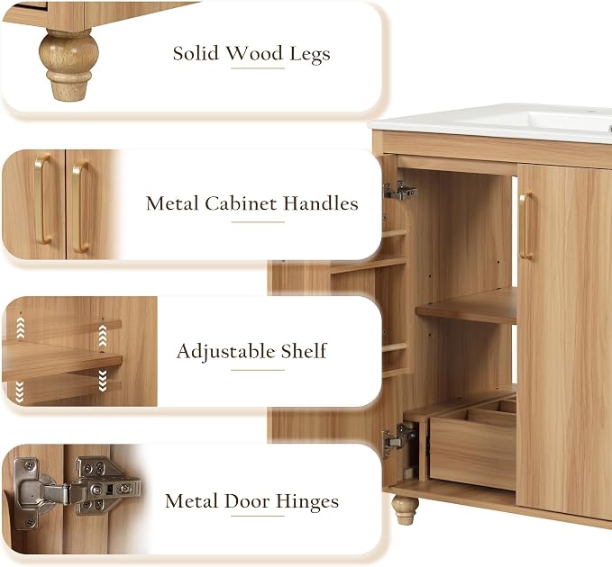 Favfurish 30" Bathroom Vanity - Image 9