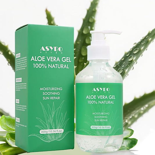 Aloe Vera Gel 300 ml – 100% Natural Pure Aloe Vera by ASYBO
