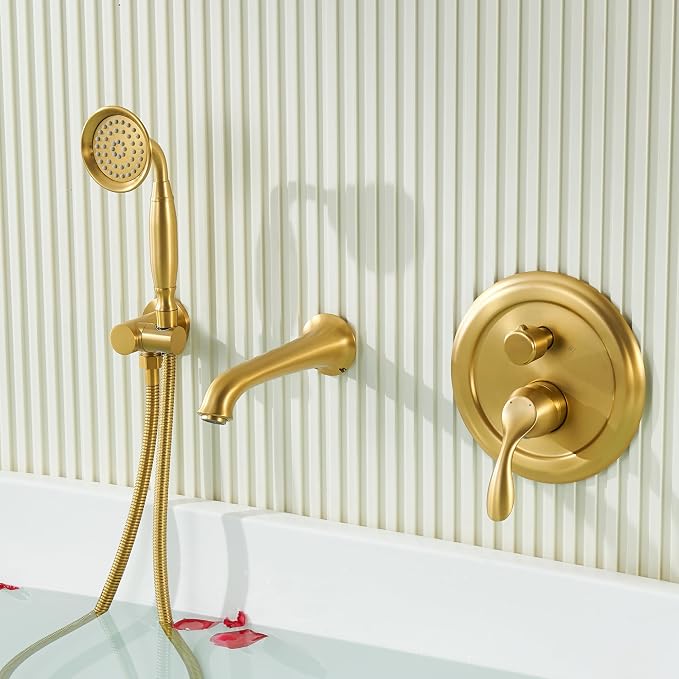 DASAN Antique Wall Mount Tub Filler Faucet - Image 8