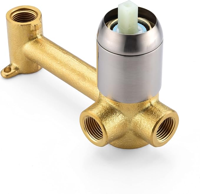 SUMERAIN Bathtub Faucet Brushed Nickel Wall Mount Tub Filler Single Left-Handed - Image 6