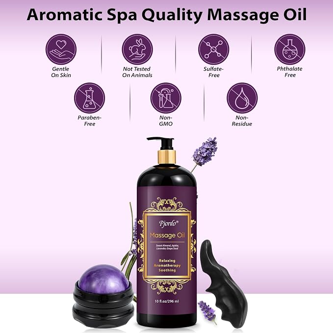 Aromatherapy Lavender Massage Oil, Massage Oil - Image 8