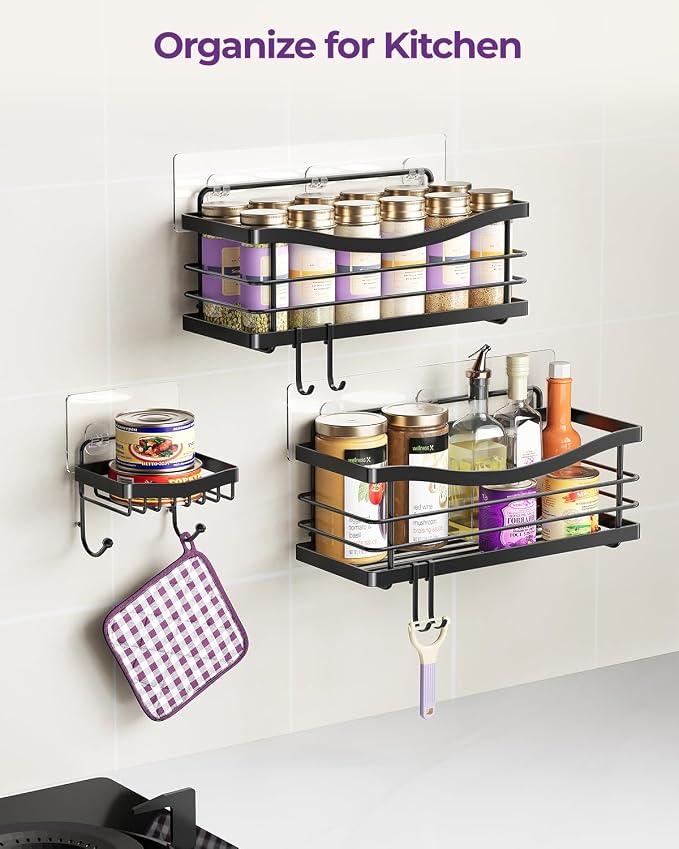 ODesign Shower Caddy 3 Pack-Shower Organizer Shelves Rack Rustproof SUS304 - Image 6