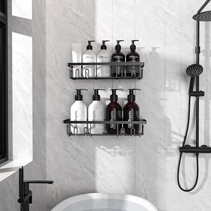 Adhesive Shower Caddy, Shower Shelves - Image 8