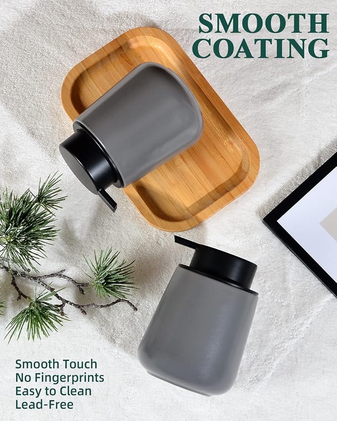 BosilunLife Grey Lotion Dispenser - Image 6