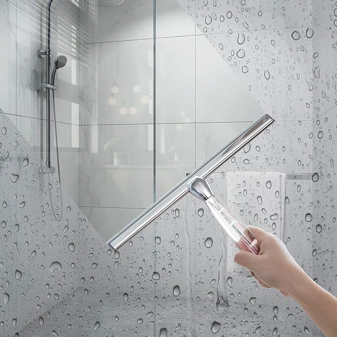 Ettori Shower Squeegee for Glass Door, Squeegee for Shower Glass Door, Window - Image 3