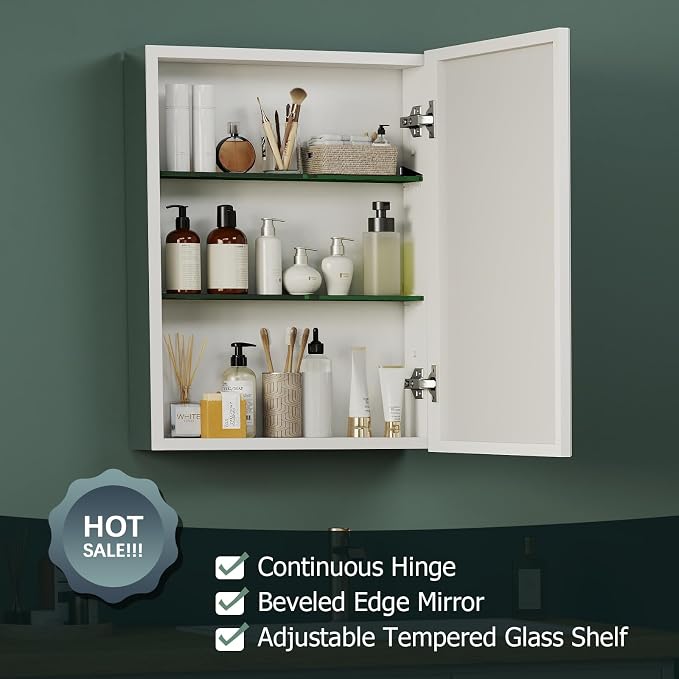 BROBIGBathroom Medicine Cabinet - Image 4