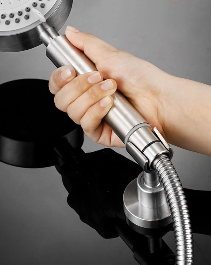 PHASAT Handheld Shower Head Holder Adjustable 304 Stainless Steel Handheld - Image 4