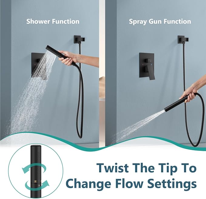Aolemi Shower Faucet Set, High Pressure Shower System - Image 4