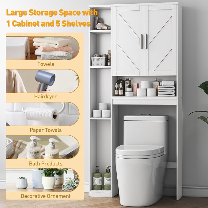 Over The Toilet Storage Cabinet - Image 7