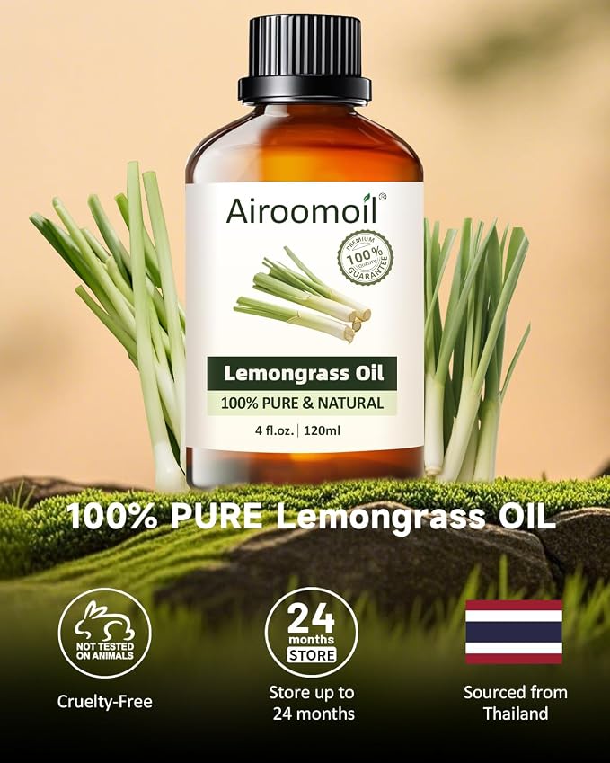 Pure Citronella Essential Oil, 100% Natural Citronella Oil, Premium Grade - Image 2