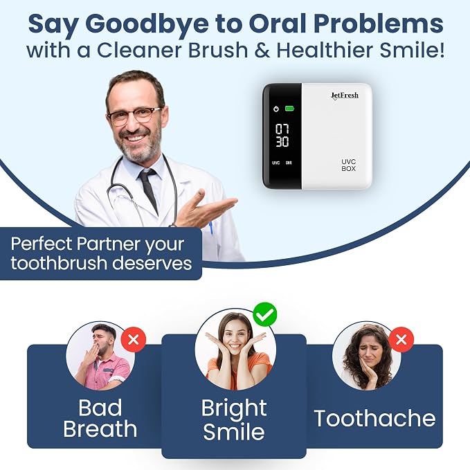 UV Toothbrush Sanitizer Holder & Cleaner - Image 4