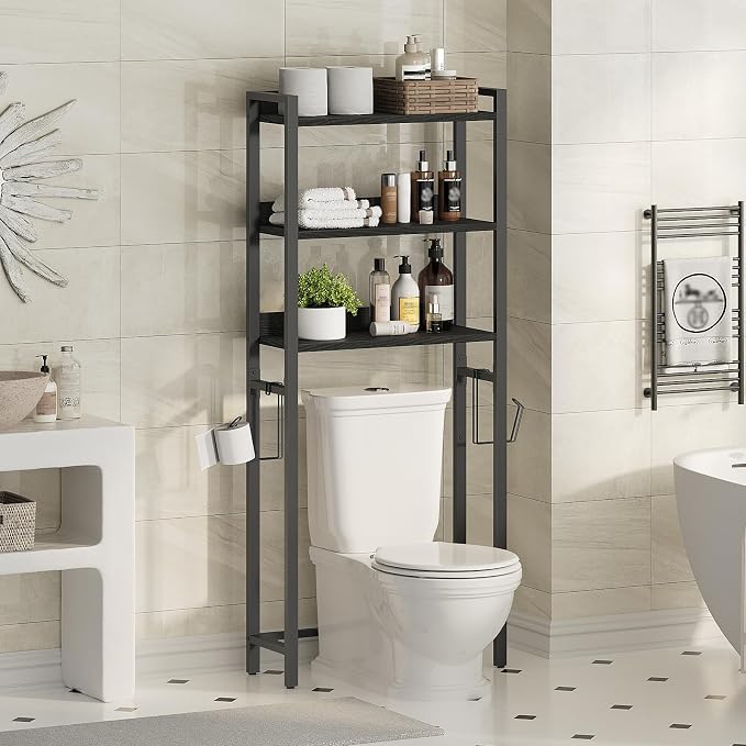 Over The Toilet Storage Rack, 3 Tier Bathroom Organizer Over Toilet, by MAHANCRIS