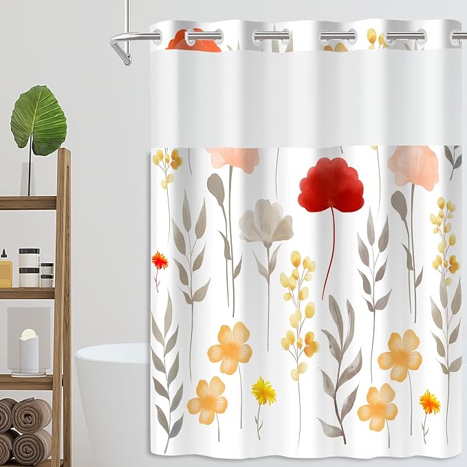 No Hook Shower Curtain Set - Image 7