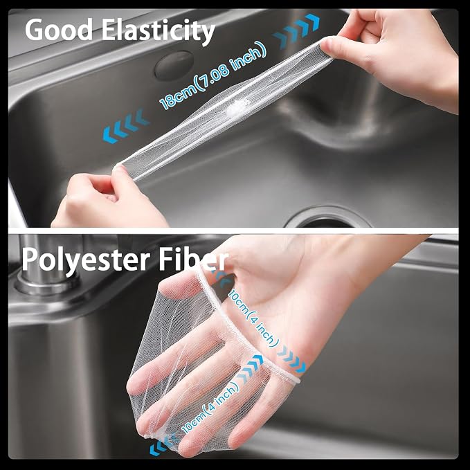 Disposable Sink Strainer – 200 Pack Kitchen Sink Strainer Bags, Disposable - Image 6