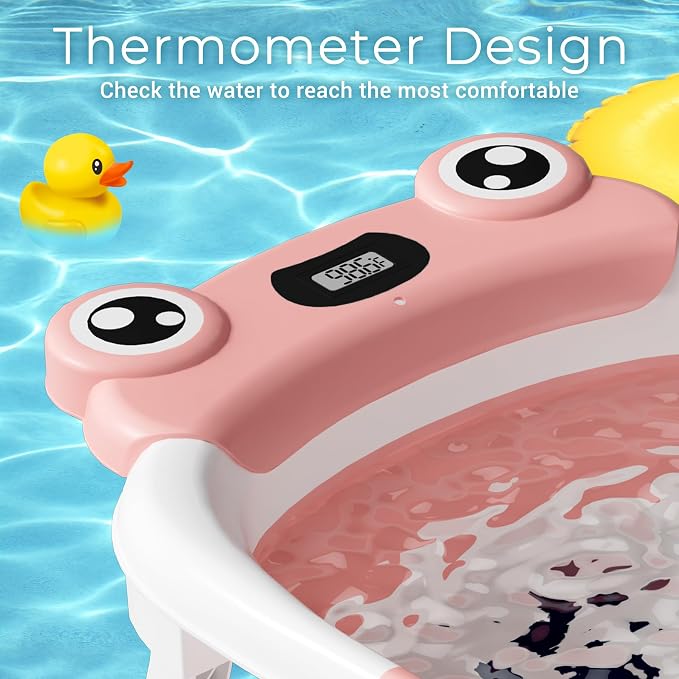 Baby Bathtub, Collapsible Newborn Bathtub - Image 4