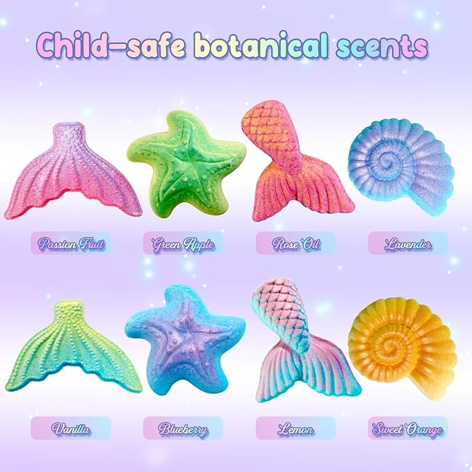 Mermaid Bath Bombs for Kids - Image 2