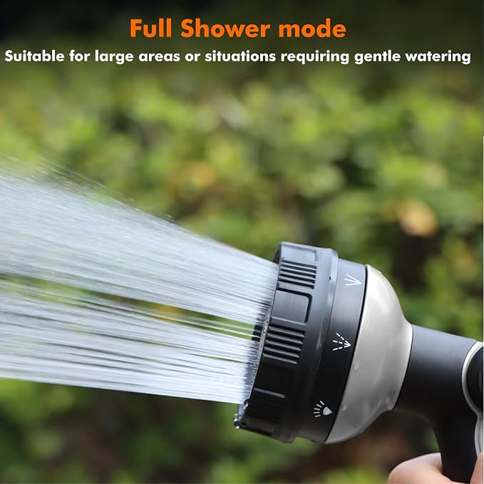 RESTMO Full Shower Hose Nozzle, Metal Spray Nozzle - Image 8