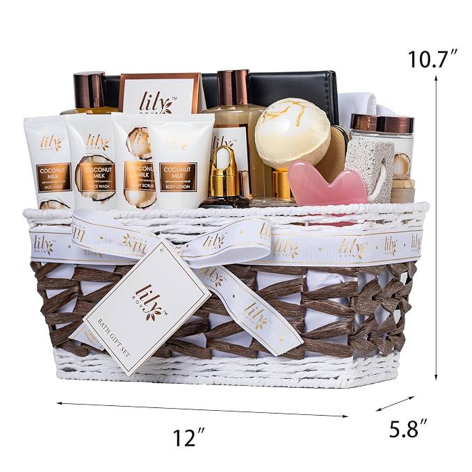 Coconut Vanilla Spa Gift Set for Women Christmas Gifts - Image 8