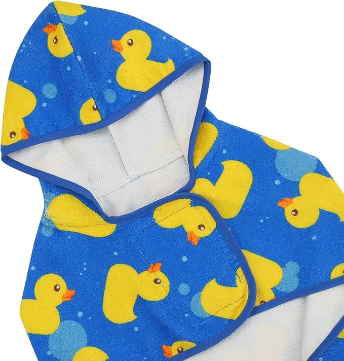 HDE Dog Bathrobe Super Absorbent Quick Drying Puppy Towel Wrap Coat Adjustable - Image 6