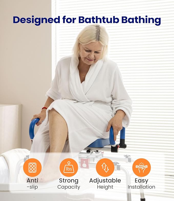 VOCIC Sliding Shower Chair - Image 2