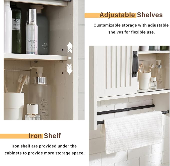 Bathroom Wall Cabinet, Farmhouse Medicine Cabinet - Image 5