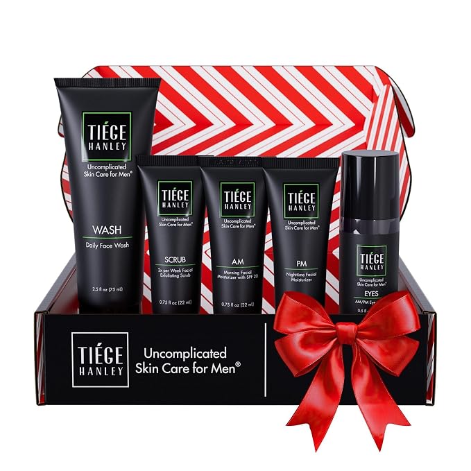 Tiege Hanley Skin Care Set for Men, Advanced Routine, System Level 2, Daily by TiegeHanley