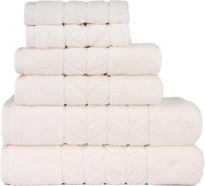 BAGNO MILANO Organic Turkish Cotton Bath Towels, Luxury Jacquard Collection by BagnoMilanoLuxurySoftness