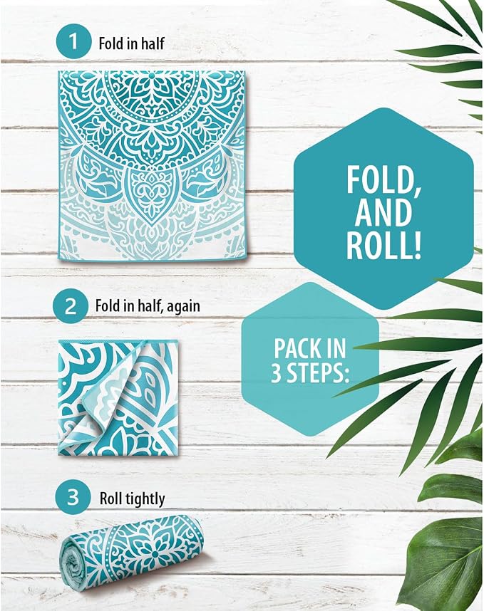 VENTURE 4TH Microfiber Beach Towel: Quick-Dry, Sandproof and Lightweight - Image 6
