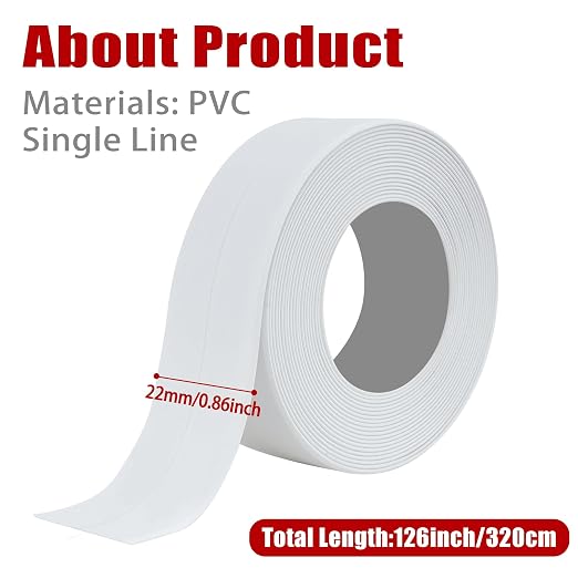Caulk Strip Tape for Bath Kitchen, Used for Kitchen Sink Toilet Bathroom - Image 2