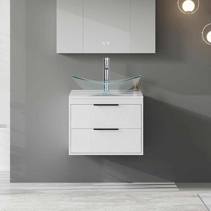 eclife 24" Floating Bathroom Vanities - Image 3