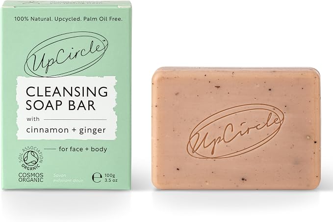 UPCIRCLE Cinnamon + Ginger Chai Soap Bar 3.5oz by UpCircleBeauty