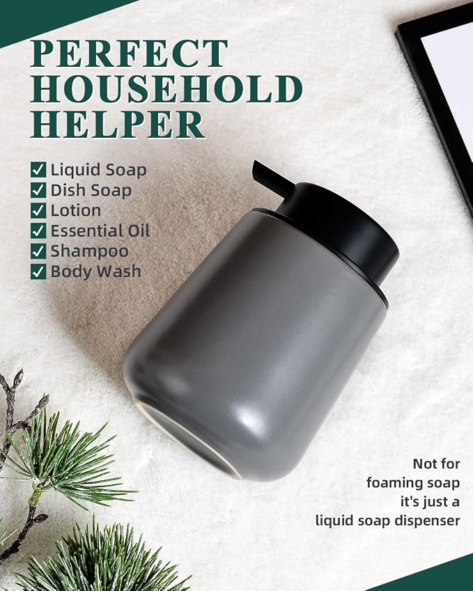 BosilunLife Grey Lotion Dispenser - Image 5