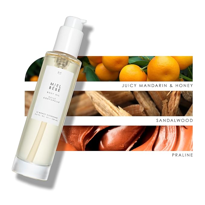 Le Monde Gourmand Miel Bébé Perfumed Body Oil - Image 3