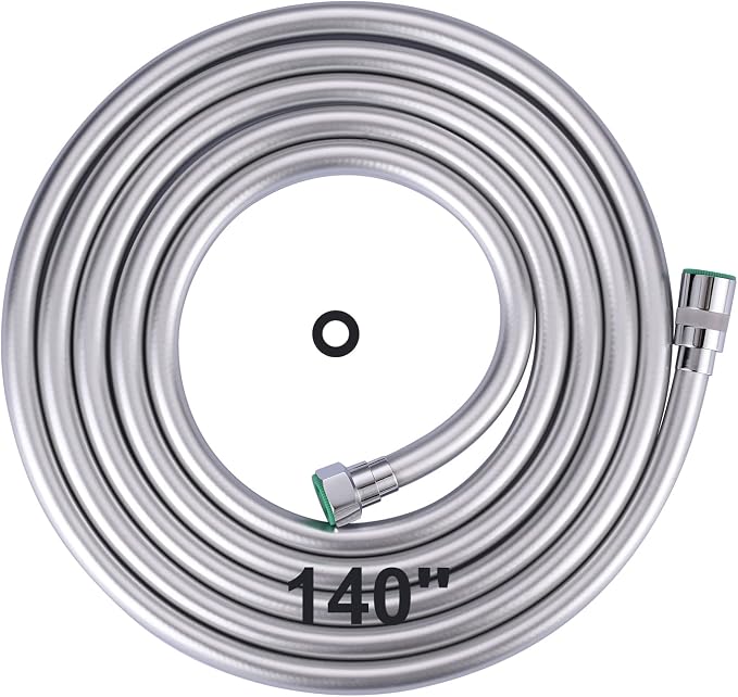 Aleasha 140 Inches Extra Long Shower Head Hose Extension by ALEASHA