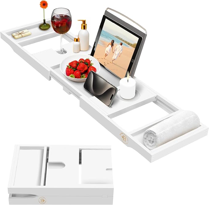 Wooden Bathtub Tray - Image 9