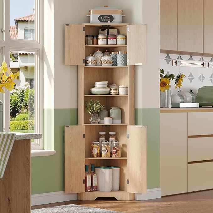 Fameill Tall Corner Cabinet - Image 3