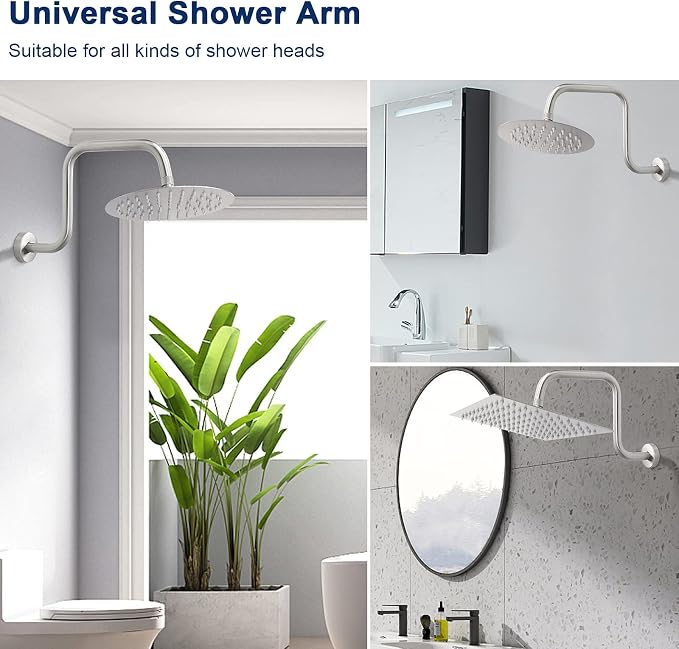 NearMoon S Shape Shower Extension Arm - Image 4